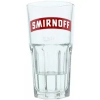 Smirnoff Longdrinkglas No.21 Harley Glas mit Logo, Longdrink Glas, 300 ml, Glas