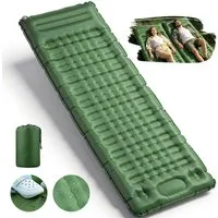 CkeyiN Isomatte Selbstaufblasende Campingmatte für Camping/Outdoor 185*60*10cm, (für 1 Personen, 1-tlg), Campingmatratze Ultraleicht mit Kissen