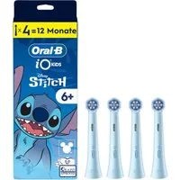 Oral-B Aufsteckbürsten iO Kids 6+ Disney Stitch, Sanft zu wackeligen Zähnen & Zahnfleisch, ab 6 Jahren