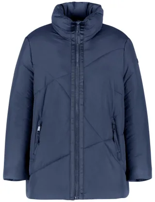 SAMOON - Leicht wattierte Steppjacke blau - Gr. - 44