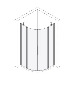 Koralle Viertelkreis myDay VPFS R500 L 75, VB21307520AA1 VB21307520AA1