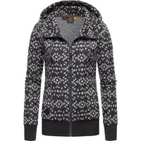 Ragwear Sweatjacke Cinda Zip Cooler Damen Zip-Hoodie mit Kapuze und Print
