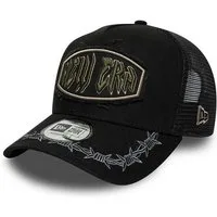 New Era Baseball Cap New Era Distressed Patch 9Forty E-Frame Trucker Cap Schwarz (1-St)