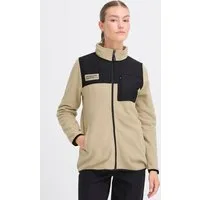 OXMO Fleecejacke OXNete Kuschelige Fleecejacke mit praktischen Taschen und Stehkragen