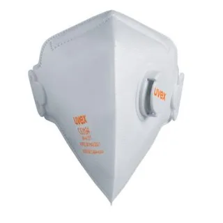 uvex silv-Air classic 3210 Atemschutzmaske FFP2 mit Ausatemventil Retailverpackung - Inhalt: 3 Stüc weiß one size - 8753210