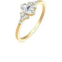 Elli Verlobungsring Marquise Design 925 Silber, mit Kristallen von Swarovski®