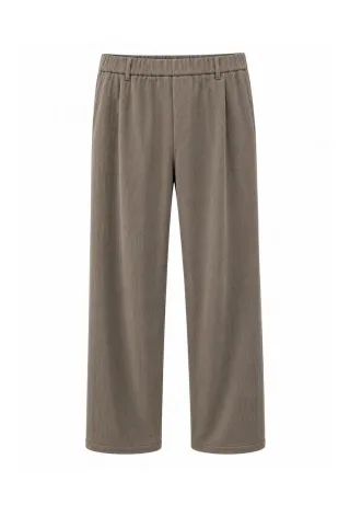 FRANK WALDER - Hosen URBAN ESSENTIALS mit Gummibündchen taupe - Gr. - 38