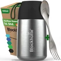 Blockhütte Thermobehälter 530ml, Auslaufsicher, Auslaufsicher, Rostbeständig, Geruchsresistent