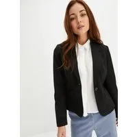 bonprix Kurzblazer eleganter Stil, Slim Fit, aus Polyester und Elasthan