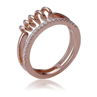 Orphelia Damen-Ring Sterling-Silber 925, Rosé, ZR-7438