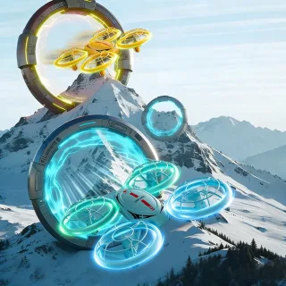 JJRC H136 Headless Mode Tumbling Stunts Circle Protection Colorful LED Competition Beginner Tutorial Training 2.4G 4CH 6