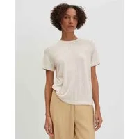 someday Kurzarmshirt Kadina aus Jersey mit feiner Rippstruktur Weich fließend mit angenehmem Tragegefühl