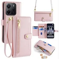 betterfon Handykette mit Portemonnaie für Xiaomi 17T - Handykette mit 5 Kartenfächer, Hände frei – mit Silikonhülle & Schnur für flexiblen Alltag