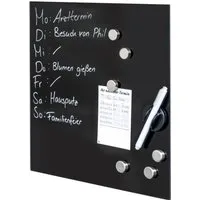 bremermann Magnettafel Magnettafel mit Glasfront, 6 Magnete und 1 Marker