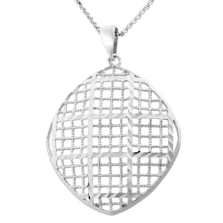 Orphelia 'Lilla' Damenkette mit Anhänger aus 925er Sterlingsilber – Silber ZK-7190