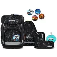 ergobag Schulranzen cubo light Bundle Set (6-tlg., 6-teiliges Set), wiegt nur 860g