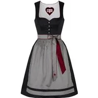 Spieth & Wensky Dirndl FC Bayern Bitz (1-tlg) mit Herzausschnitt