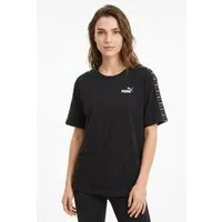 PUMA T-Shirt ESS TAPE RELAXED TEE mit Rundhalsausschnitt, mit kurzem Arm