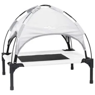 VidaXL Hundebett grau 48 cm, 61 cm, 48 cm