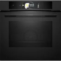 BOSCH Einbaubackofen Serie 8 Serie 8, HBG978NM1, Einbau-Backofen, Matt Schwarz, 60 x 60 cm, EEK: A+, mit Teleskopauszug nachrüstbar, Pyrolyse-Selbstreinigung, Selbstreinigungs-Technik (Pyrolyse)