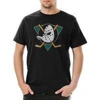 Urban Backwoods Print-Shirt Ducks Hockey Herren T-Shirt Symbol Sign Team Mannschaft Logo Mighty (1-tlg) Schläger Maske Mask Bat
