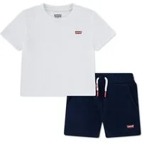 Levi's® Kids Shirt & Shorts LVB BATWING TEE & KNIT SHORT S (Set, 2-tlg) mit Markenlabel - supersoft