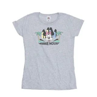 Disney - "Minnie MM Palm" T-Shirt für Damen (Grau)