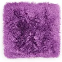 Provellus Sitzkissen Vegane Sitzauflage 40x40 cm Felloptik weich & waschbar