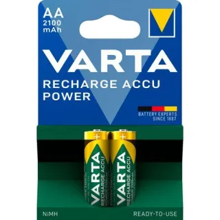 10x2 Varta Rechargeable Accu NiMh 2100 mAh Mignon VPE Innenk.