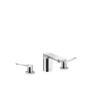 Dornbracht Lissè Dreiloch-Armatur 20713845-00 für Waschtisch, mit Ablaufgarnitur, chrom