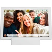 Denver PFF-1070W Digitaler Bilderrahmen (25.65 cm/10.1 ", 16 GB Speicher, FRAMEO, integriertem Akku, inkl. Ladehalterung)