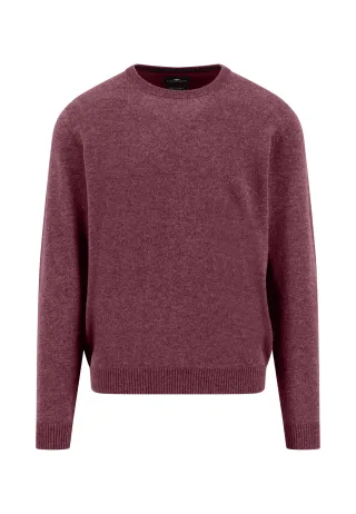 FYNCH-HATTON - O-Neck, Cashmere deep merlot - Gr. - XL