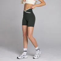MP Damen Tempo Contrast Shorts - Gewaschen Schwarz - XXL