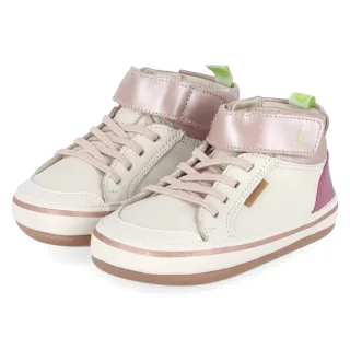Tip Toey Joey Barfuß-High Sneaker ALLEY - Gr. 19 - Weiß - Leder und Synthetik