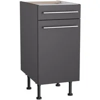 KOCHSTATION Unterschrank KS-Bern2 Breite 40 cm, 1 Tür, 1 Schubkasten, 1 Einlegeboden