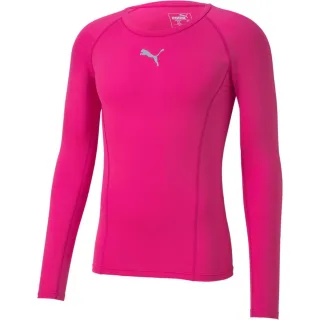 Puma - "Liga" T-Shirt für Herren, Langärmlig (Fluoreszierendes Pink)