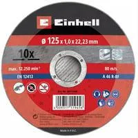 Trennscheibe dünn, Ø 125 x 1,0mm, 10 Stück für Winkelschleifer