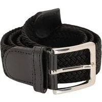 Adel Accessoires Flechtgürtel Unisex Flechtgürtel – Elastisch, 3,5 cm breit, in 15 Farben Dehnbar, ohne Lochsystem, individuell verstellbar