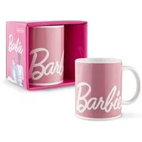 Barbie Plüschfigur Barbie Tasse 350ml - Pinke Keramiktasse mit Barbie-Motiv