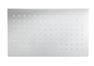 Herzbach Living Spa Slim-Regenbrause, eckige Ausführung 340mm x 220mm chrom, 11.600340.2.01 11.600340.2.01