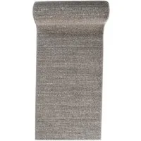Mazovia Läufer Läufer Flurläufer Einfarbig für Vorzimmer, Küche - Grau, 80 x 100 cm, Kurzflor, Meterware, Höhe 10 mm