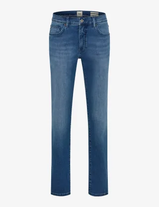 Brax Herren Five-Pocket-Hose Style CADIZ MID BLUE USED, denim blau, Gr. 33/30