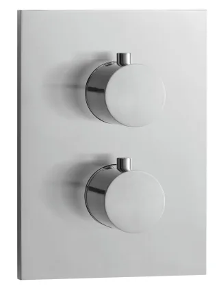 Herzbach Design IX Thermostatarmatur Unterputz Fertigset 2 square plus, 17.503050.2.09 17.503050.2.09