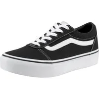 Vans Ward Platform Plateausneaker aus textilem Canvas-Material