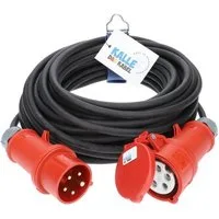 KALLE DAS KABEL Kalle Verlängerungskabel CEE 400V 16A 1,5mm² IP44 5 Meter Verlängerungskabel, CEE 400V, 16A, CEE 400V, 16A (500 cm)