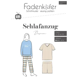 Fadenkäfer Schnitt "Schlafanzug" für Damen