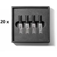 GAMMON Eau de Parfum 20 x Black Notes Parfum Herrenduft mit langanhaltendem 20% Parfum-Öl, 20-tlg.