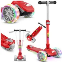 KIDIZ Cityroller, Roller Kinder Scooter X-Pro2 Dreiradscooter mit PU LED Leuchten