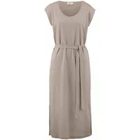 Hessnatur Jerseykleid Relaxed aus Leinen und Bio-Baumwolle (1-tlg)