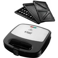 RUSSELL HOBBS 3-in-1-Sandwichmaker Fiesta 3 in 1 Deep Fill 24540-56 Multifunktionsgerät Waffeleisen Grill, 750 W, Sandwichtoaster, Waffeleisen und Kontaktgrill in einem